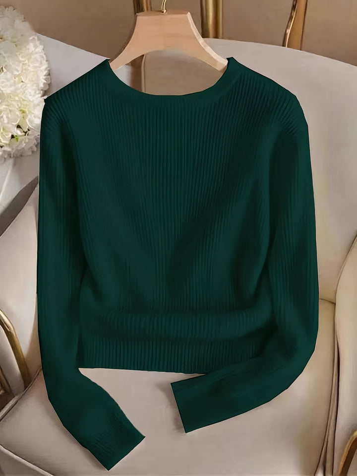 Rieneke | Elegante Geribbelde Trui