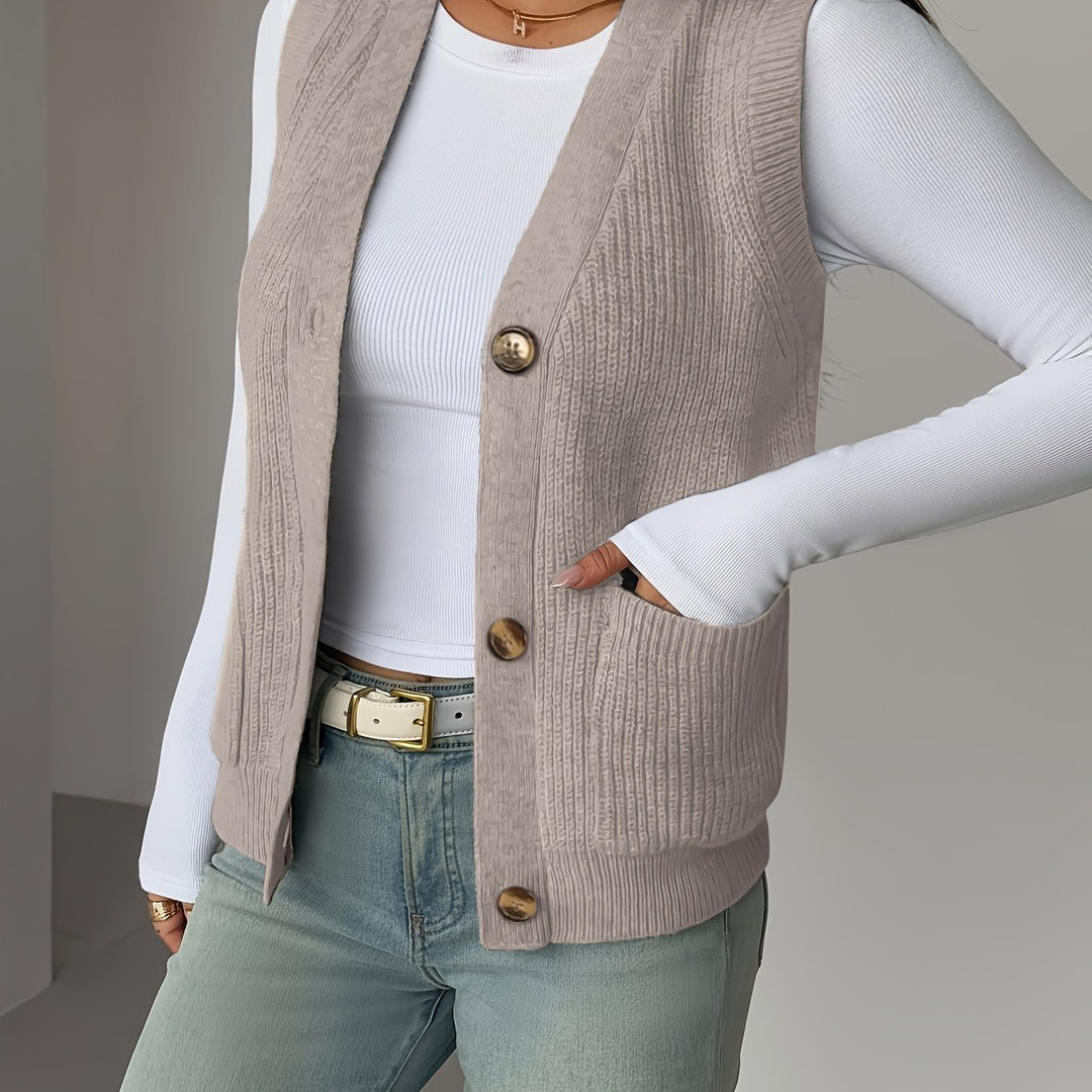 Marga | Verfijnd Mouwloos Gilet