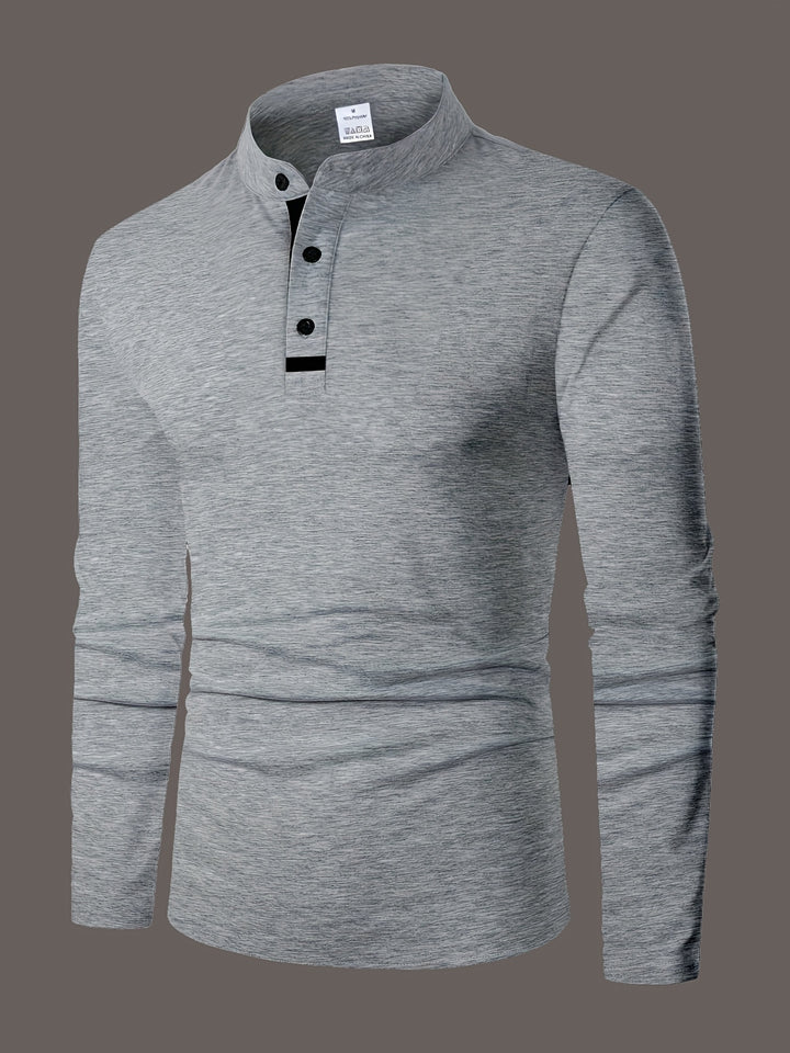 Victor | Verfijnd Shirt met Knoopsluiting