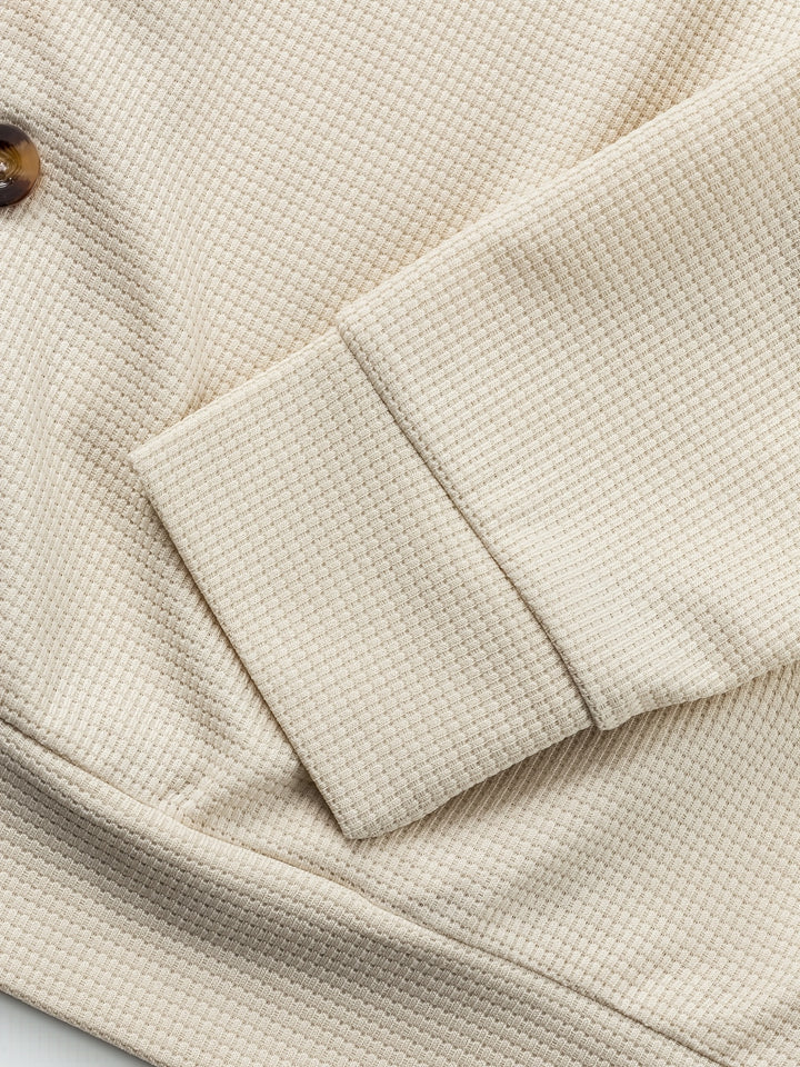 Ewald | Verfijnd Getextureerd Overshirt