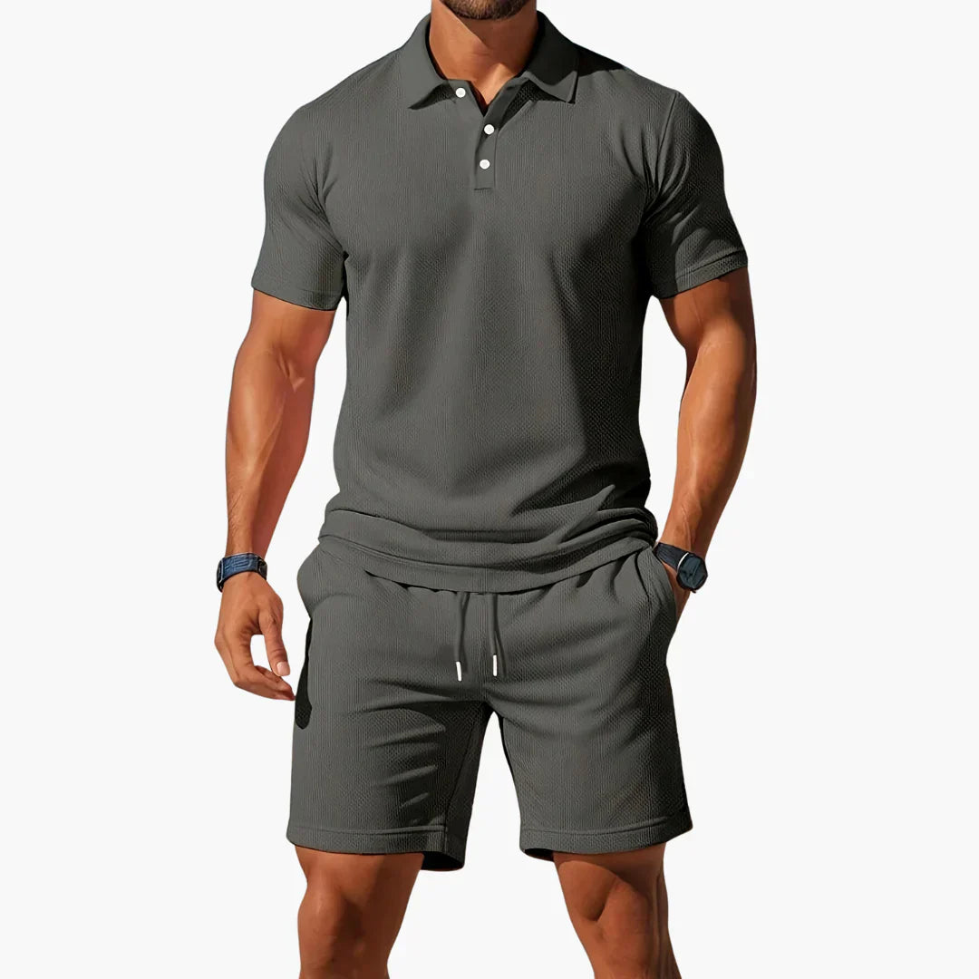 Donovan | Klassieke Kraag Shirt & Short Set