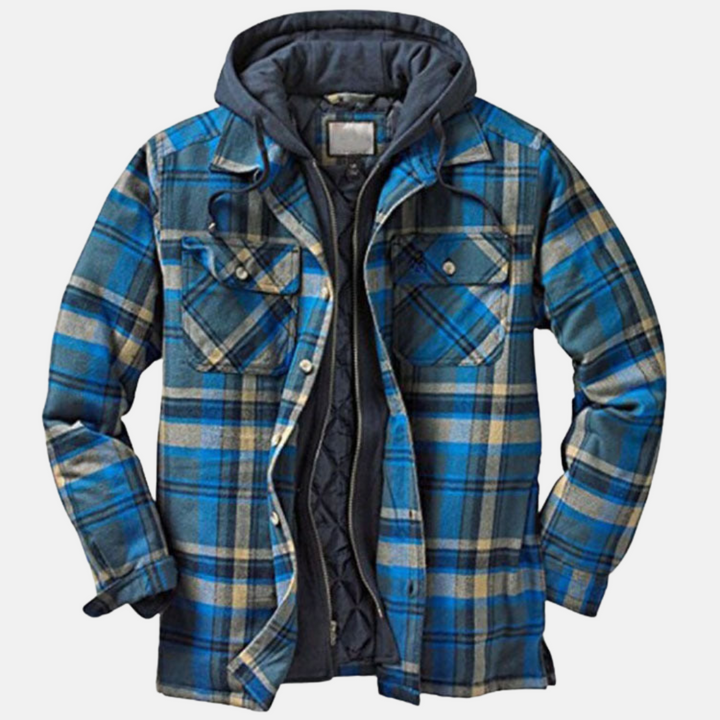 Reinder | Warm Geruit Jack met Capuchon