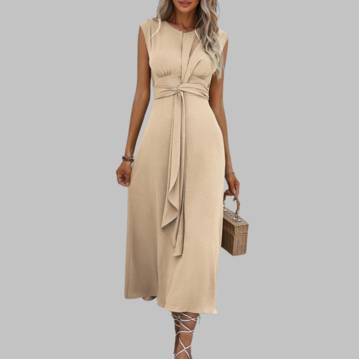 Maud | Elegante Mouwloze Maxi-jurk