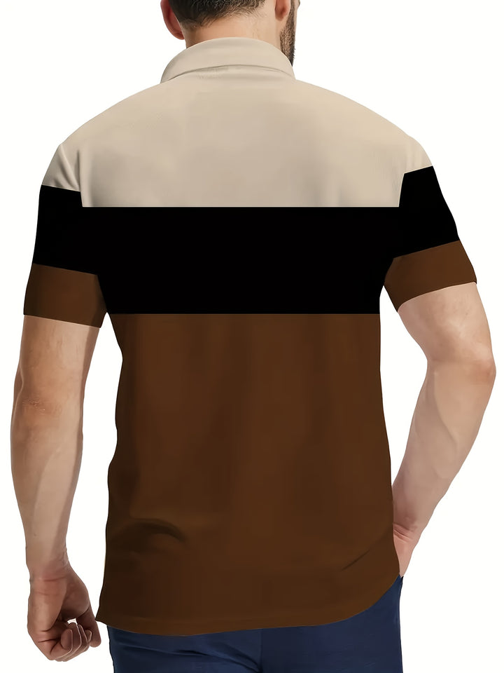 Niels | Klassiek Kleurblok Poloshirt