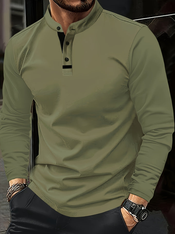 Victor | Verfijnd Shirt met Knoopsluiting