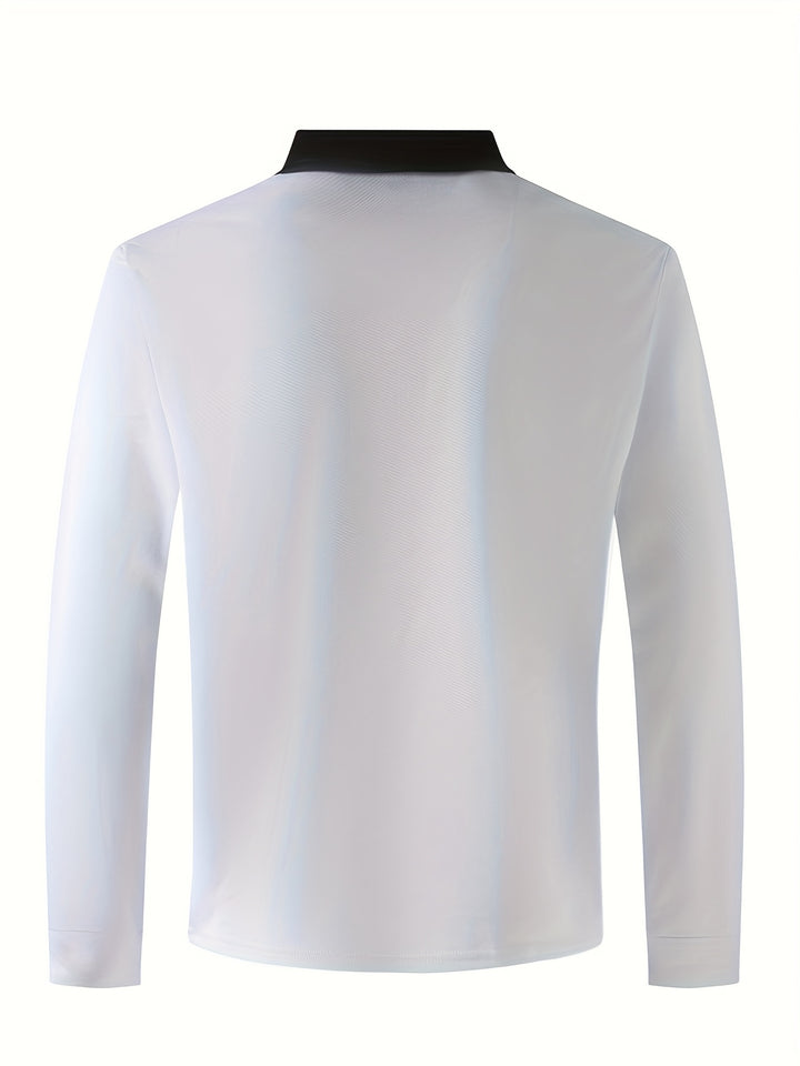Bauke | Verfijnde Poloshirt met Rits