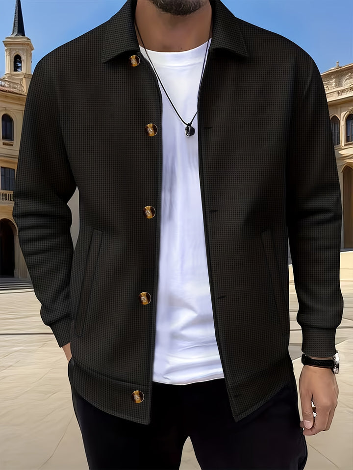 Ewald | Verfijnd Getextureerd Overshirt
