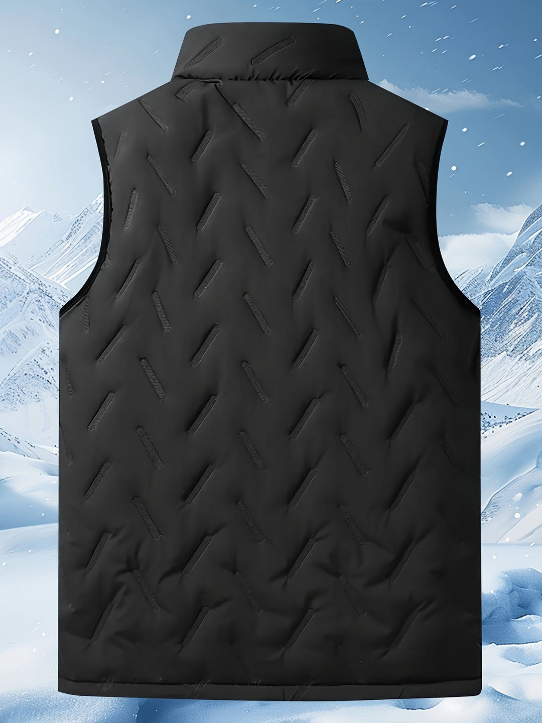 Gijs | Warme Bodywarmer met Opstaande Kraag