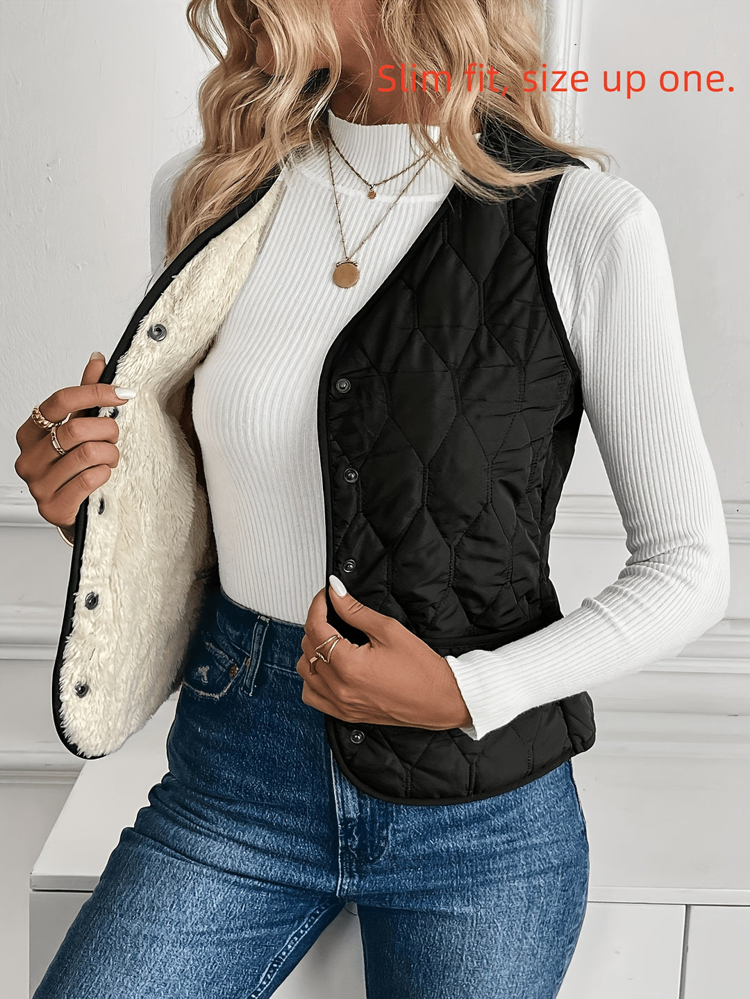 Miranda | Gevoerde Mouwloze Bodywarmer