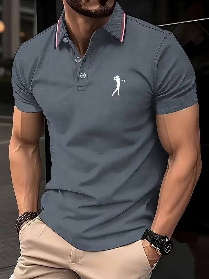 Diederik | Slim Fit Poloshirt met Klassieke Kraag