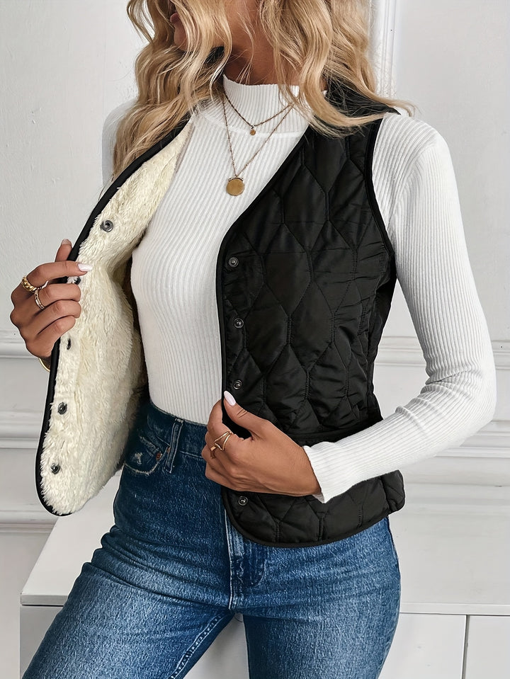 Miranda | Gevoerde Mouwloze Bodywarmer