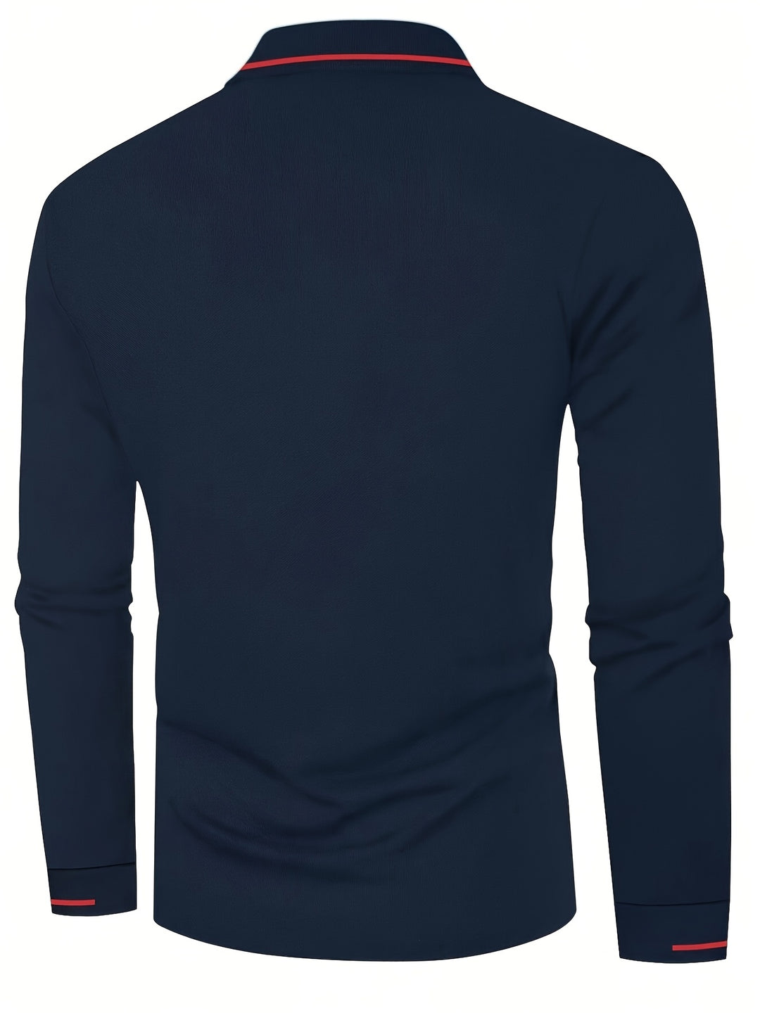 Wim | Verfijnde Poloshirt met Lange Mouwen