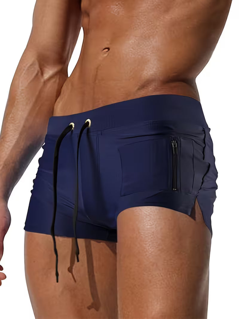 Hendrik | Comfortabele Zwemboxer met Trekkoord
