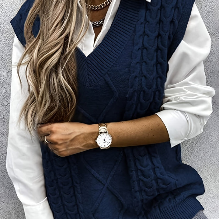 Lisanne | Gebreide Spencer met V-hals