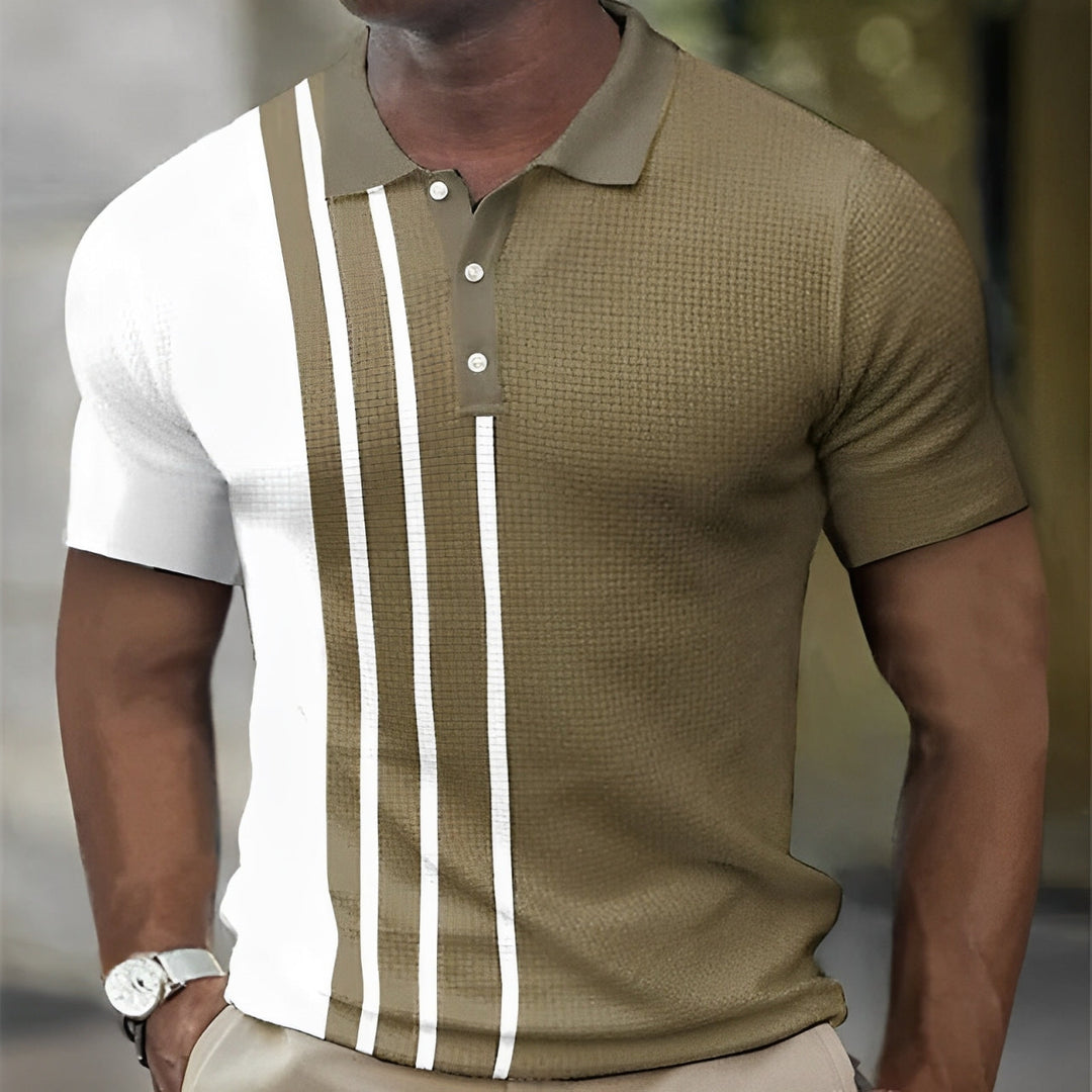 Beeckhoven  | Heren Poloshirt met Stijlvolle Strepen | Slim Fit