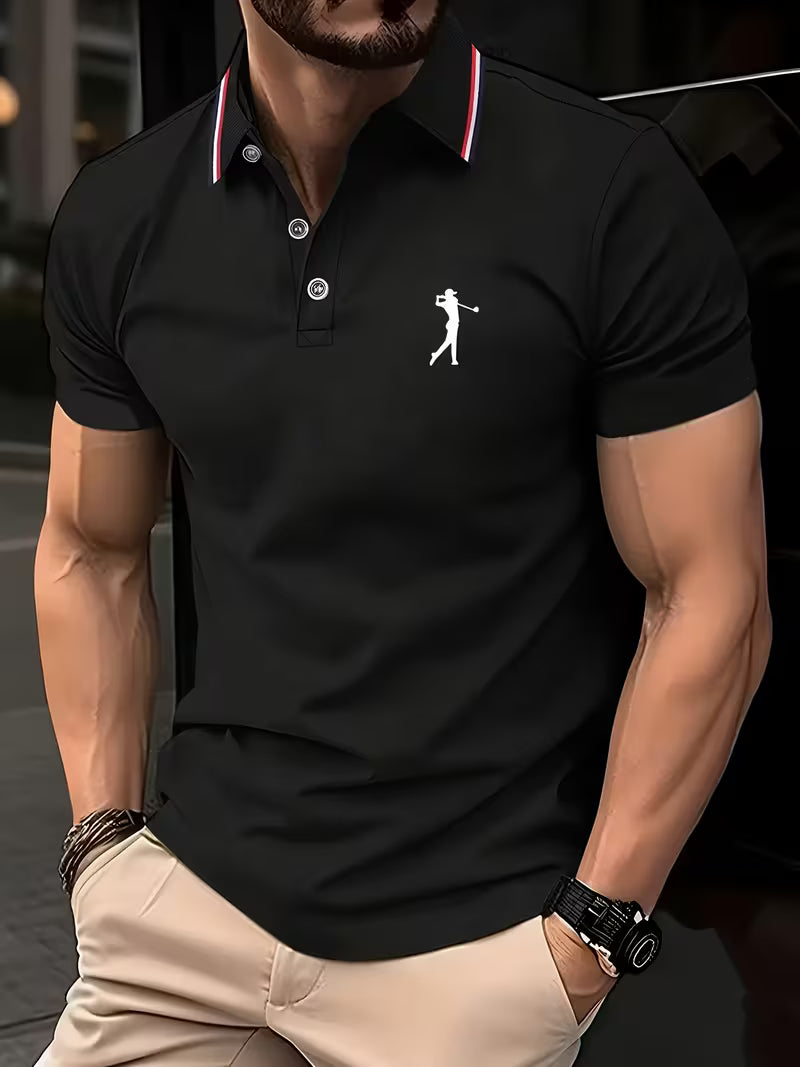 Diederik | Slim Fit Poloshirt met Klassieke Kraag