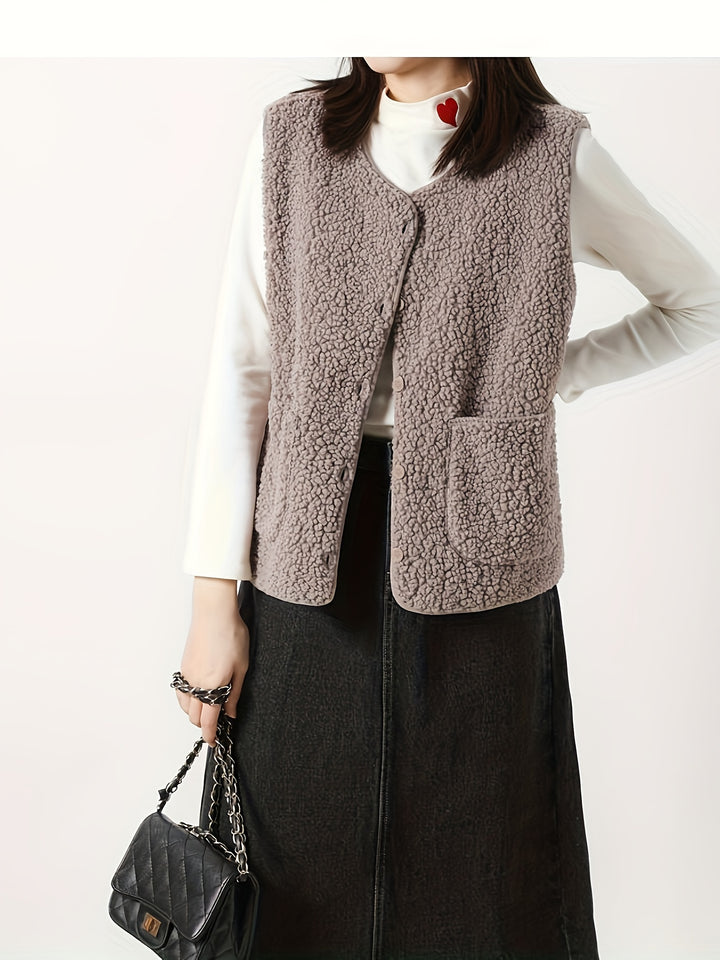Ineke | Zachte Mouwloze Gilet