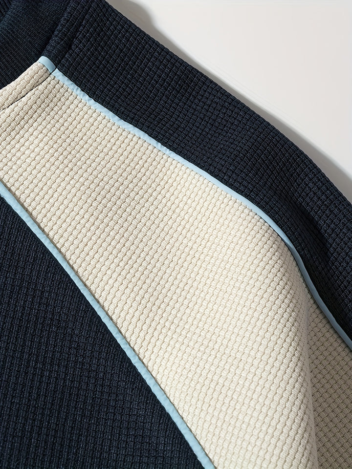 Jelle | Sportieve Colourblock Sweater