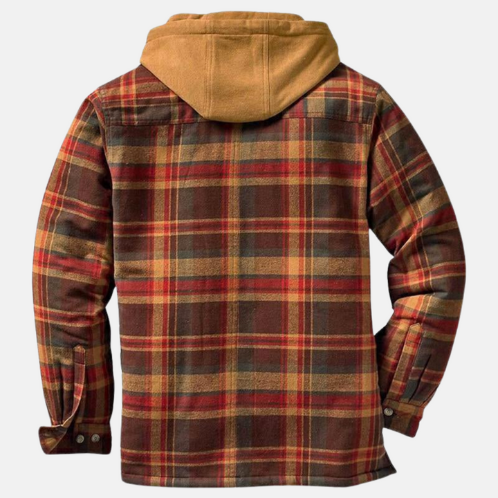 Reinder | Warm Geruit Jack met Capuchon