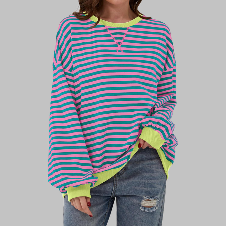 Jasmijn | Casual Gestreepte Sweater