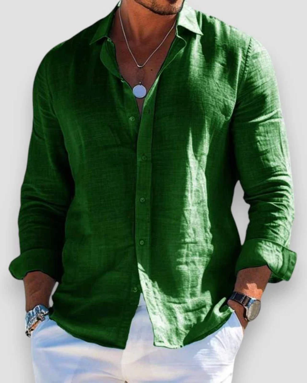 Garrett | Casual Zomeroverhemd met Knopen