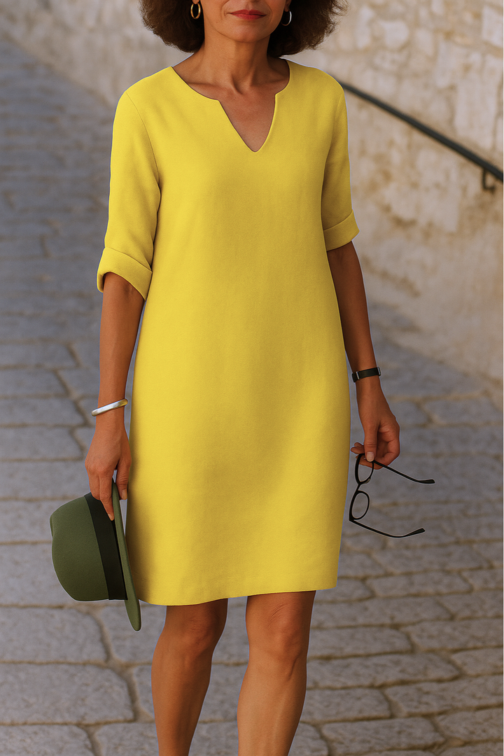 Sophie | Elegante V-hals Zomerjurk