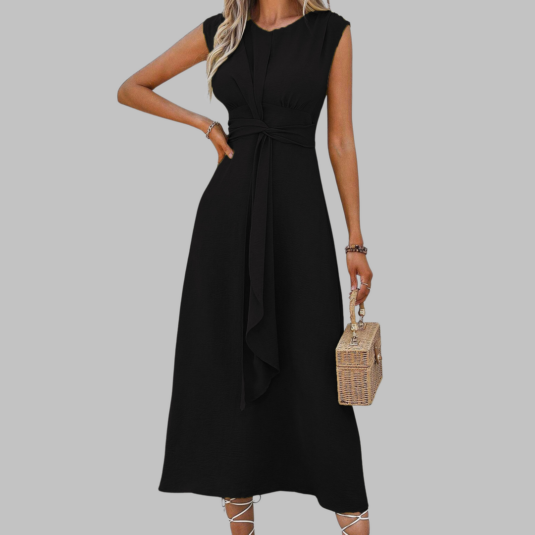 Maud | Elegante Mouwloze Maxi-jurk