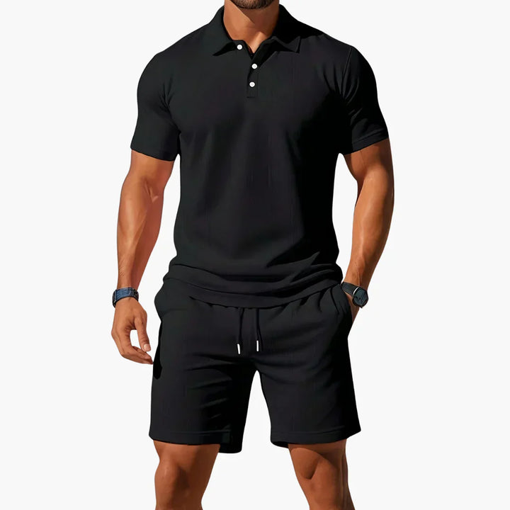 Sander | Stijlvolle Polo Tweedelige Set