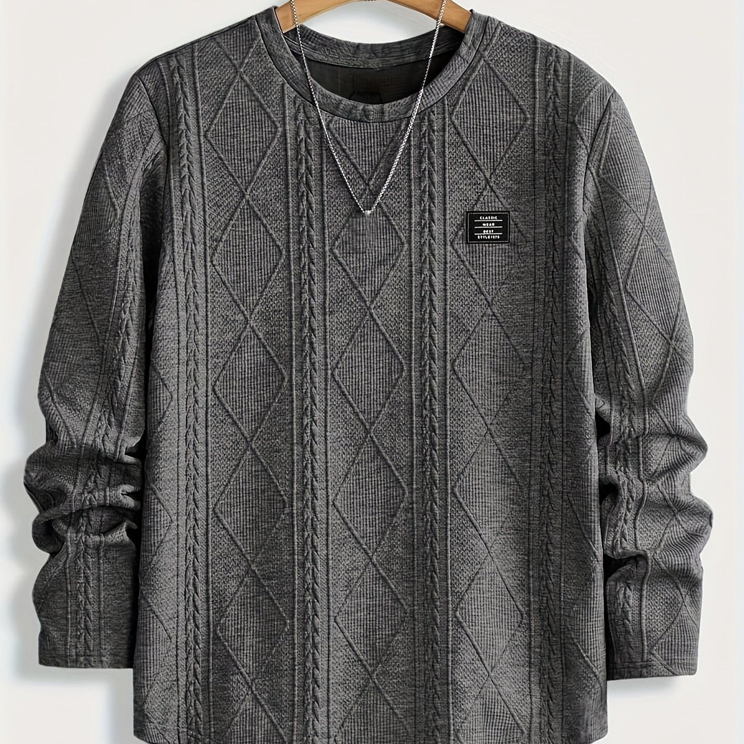 Sjors | Verfijnd Shirt met Lange Mouwen