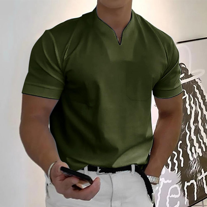 Warrick | Casual Comfortshirt met V-Hals