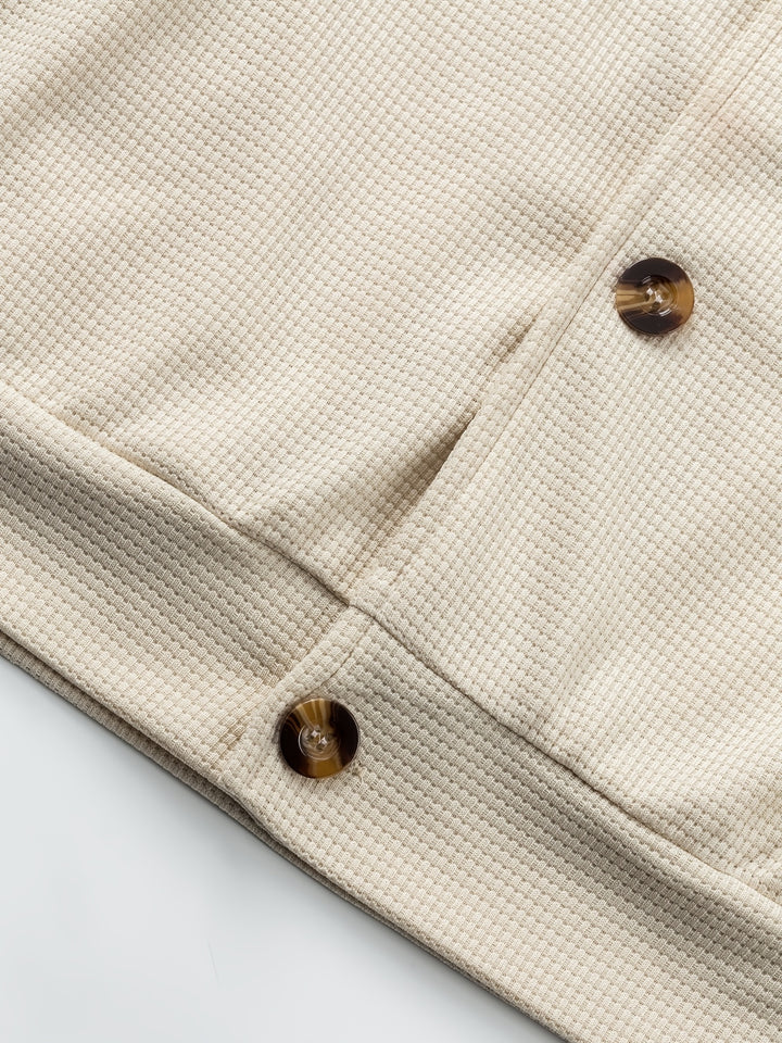 Ewald | Verfijnd Getextureerd Overshirt