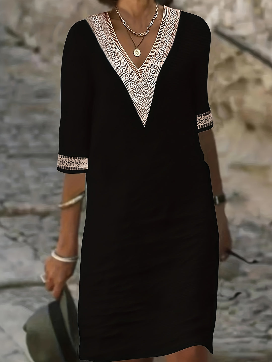 Ilse | Elegante V-hals Jurk