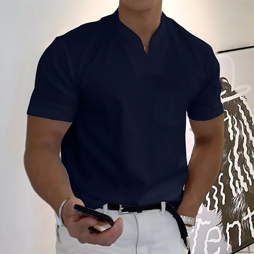 Warrick | Casual Comfortshirt met V-Hals