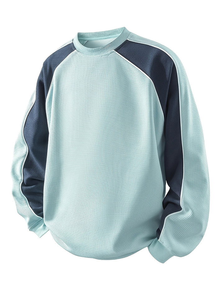 Jelle | Sportieve Colourblock Sweater