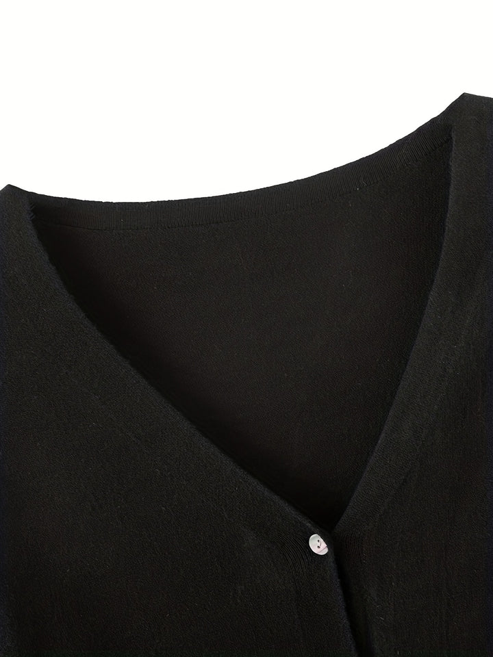 Willemien | Verfijnd Vest met Knoopsluiting