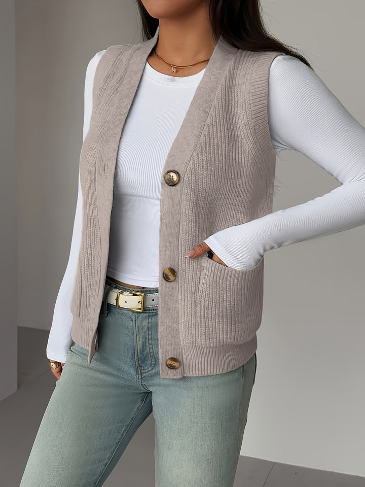 Marga | Verfijnd Mouwloos Gilet