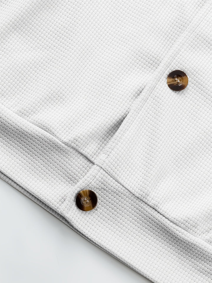 Ewald | Verfijnd Getextureerd Overshirt