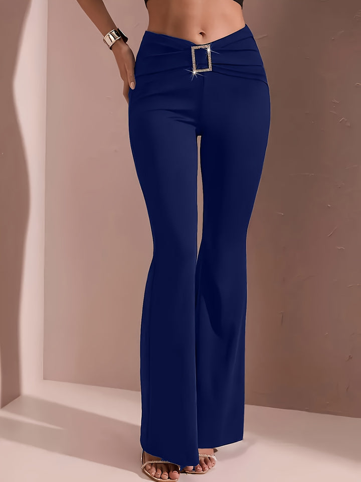 Lieneke | Elegante Wijduitlopende Broek