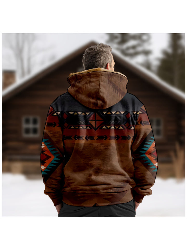Edwin | Warm Gevoerd Winterjack met Capuchon