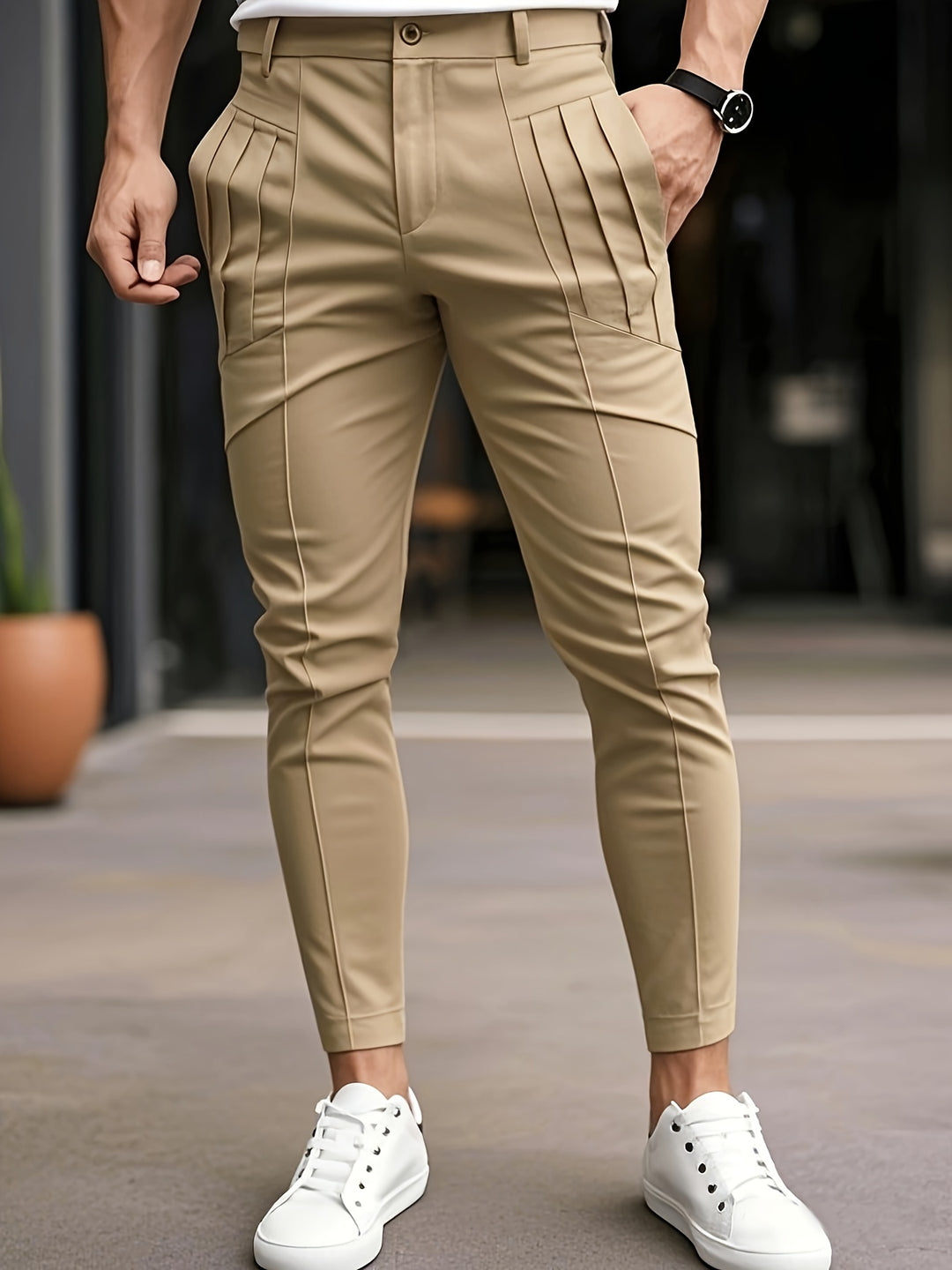 Twan | Verfijnde Slim-Fit Pantalon