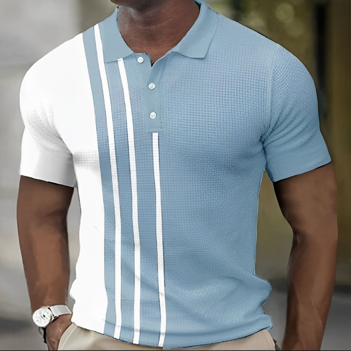 Beeckhoven  | Heren Poloshirt met Stijlvolle Strepen | Slim Fit