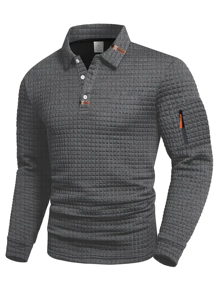 Diederik | Klassieke Poloshirt met Ritszak
