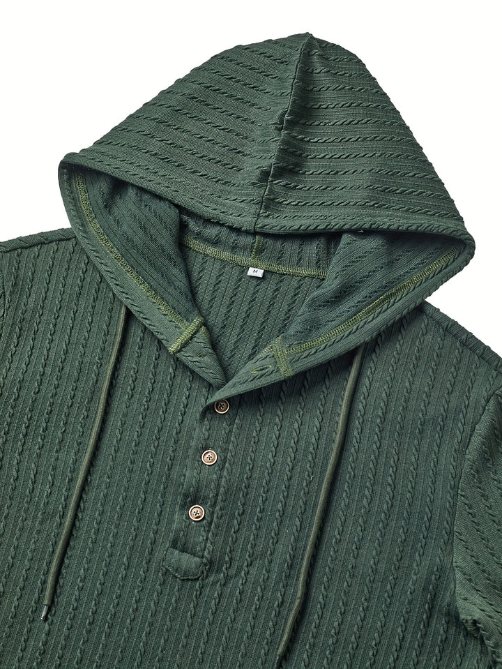 Lennard | Verfijnd Shirt met Capuchon