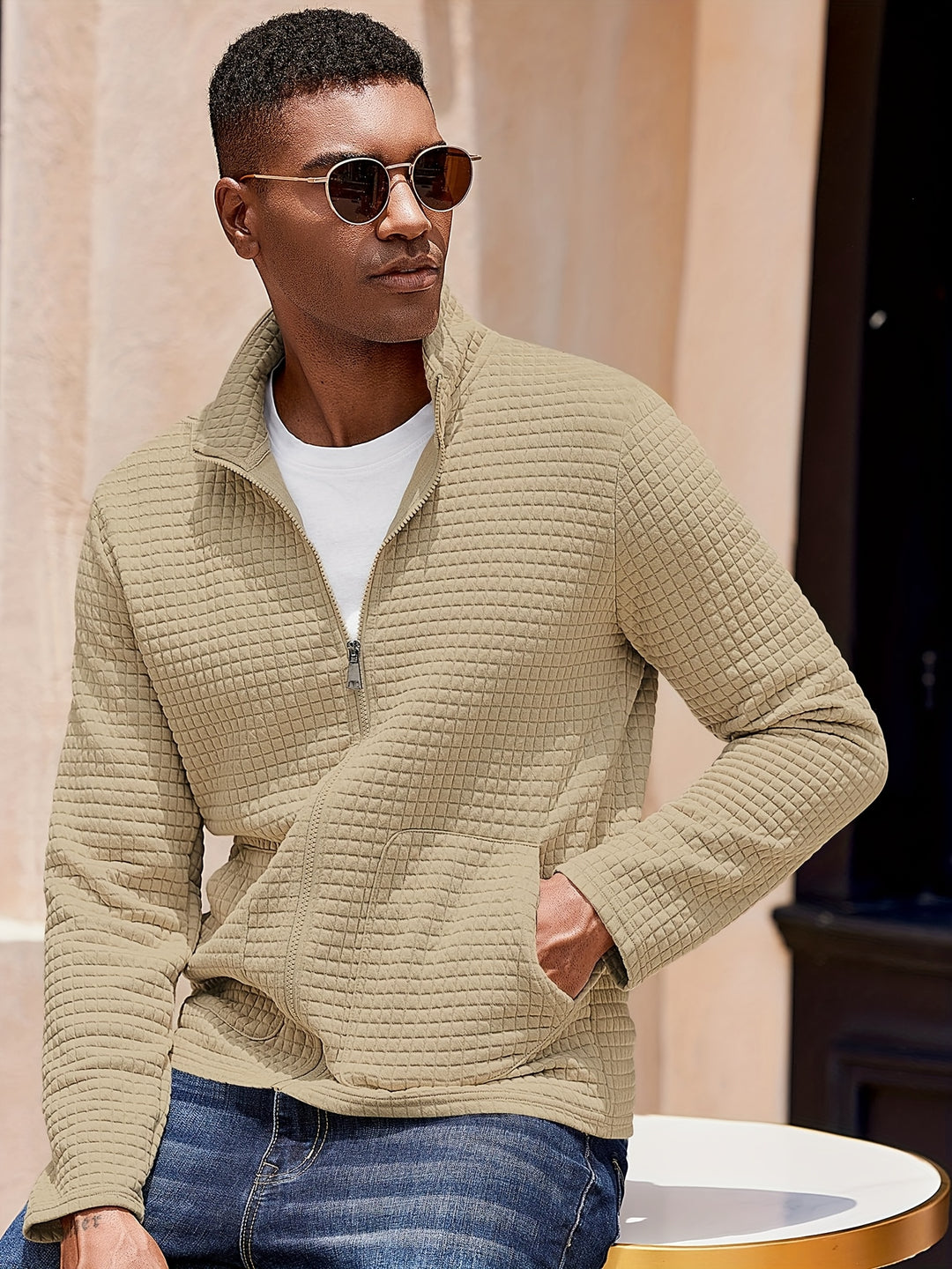 Aart | Comfortabel Ritsvest met Opstaande Kraag