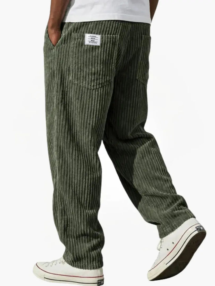 Rutger | Comfortabele Geribde Broek