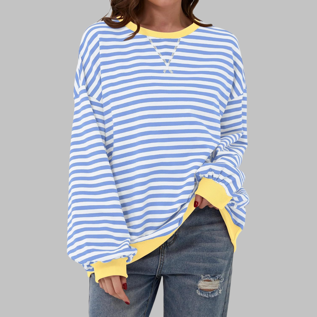 Jasmijn | Casual Gestreepte Sweater