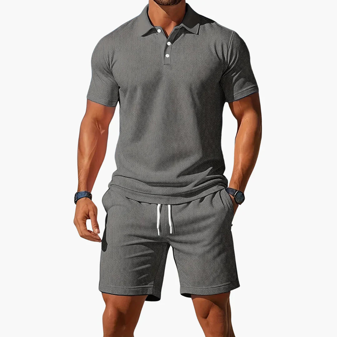 Donovan | Klassieke Kraag Shirt & Short Set