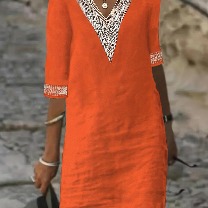 Ilse | Elegante V-hals Jurk