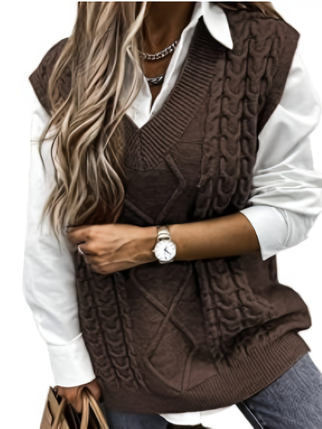 Lisanne | Gebreide Spencer met V-hals