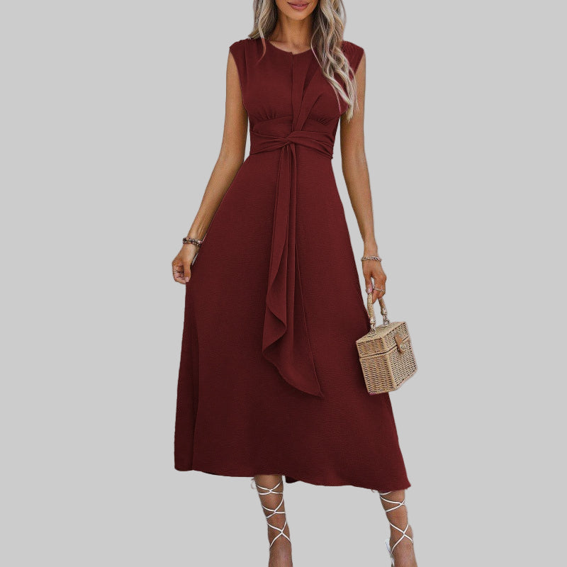 Maud | Elegante Mouwloze Maxi-jurk